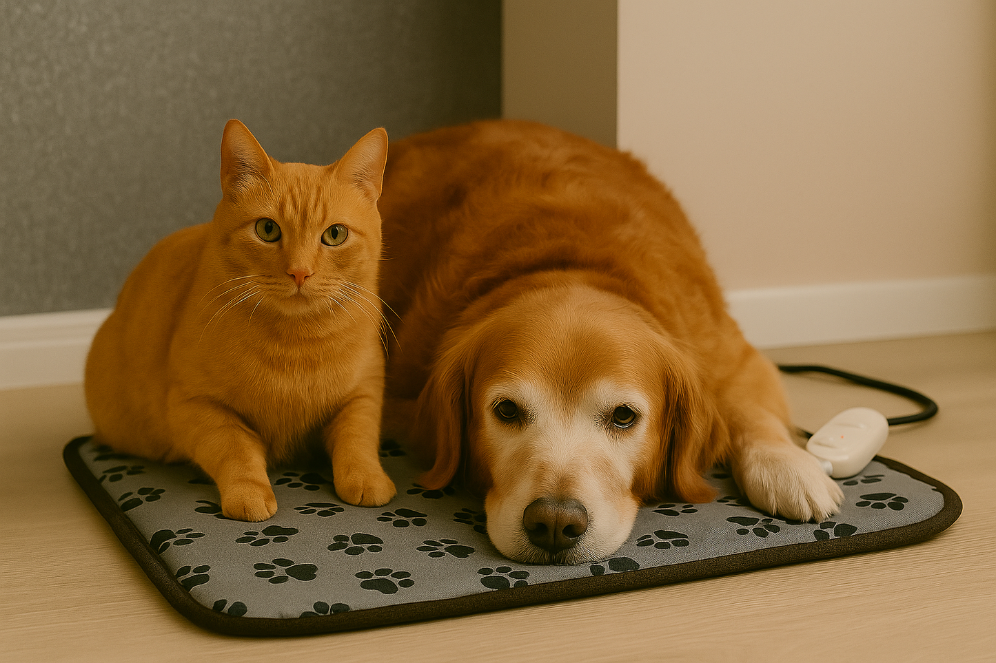 Pet Heating Pad with Auto Shut-Off β Cozy Bed for Dogs & Cats