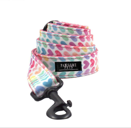 Durable Rainbow Leash – Pink Edition for Small & Medium Dogs