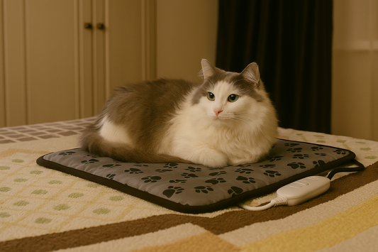 Pet Heating Pad with Auto Shut-Off – Cozy Bed for Dogs & Cats
