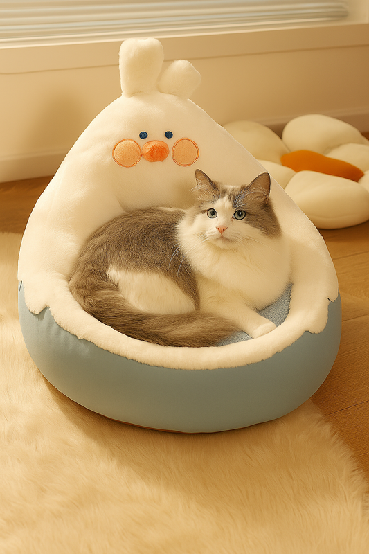 Cozy Pet Bed – Soft Warming House for Cats & Small Dogs